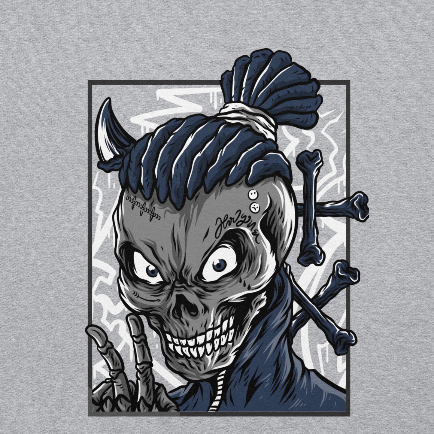 Hoodie Blue Skeleton Desfruta do Estilo Único com o Nosso Hoodie Blue Skeleton Na nossa marca, valorizamos a autenticidade e a expressão individual. Com o nosso Hoodie Blue Skeleton, podes celebrar a arte urbana e destacar-te com estilo. Cada ilustração é