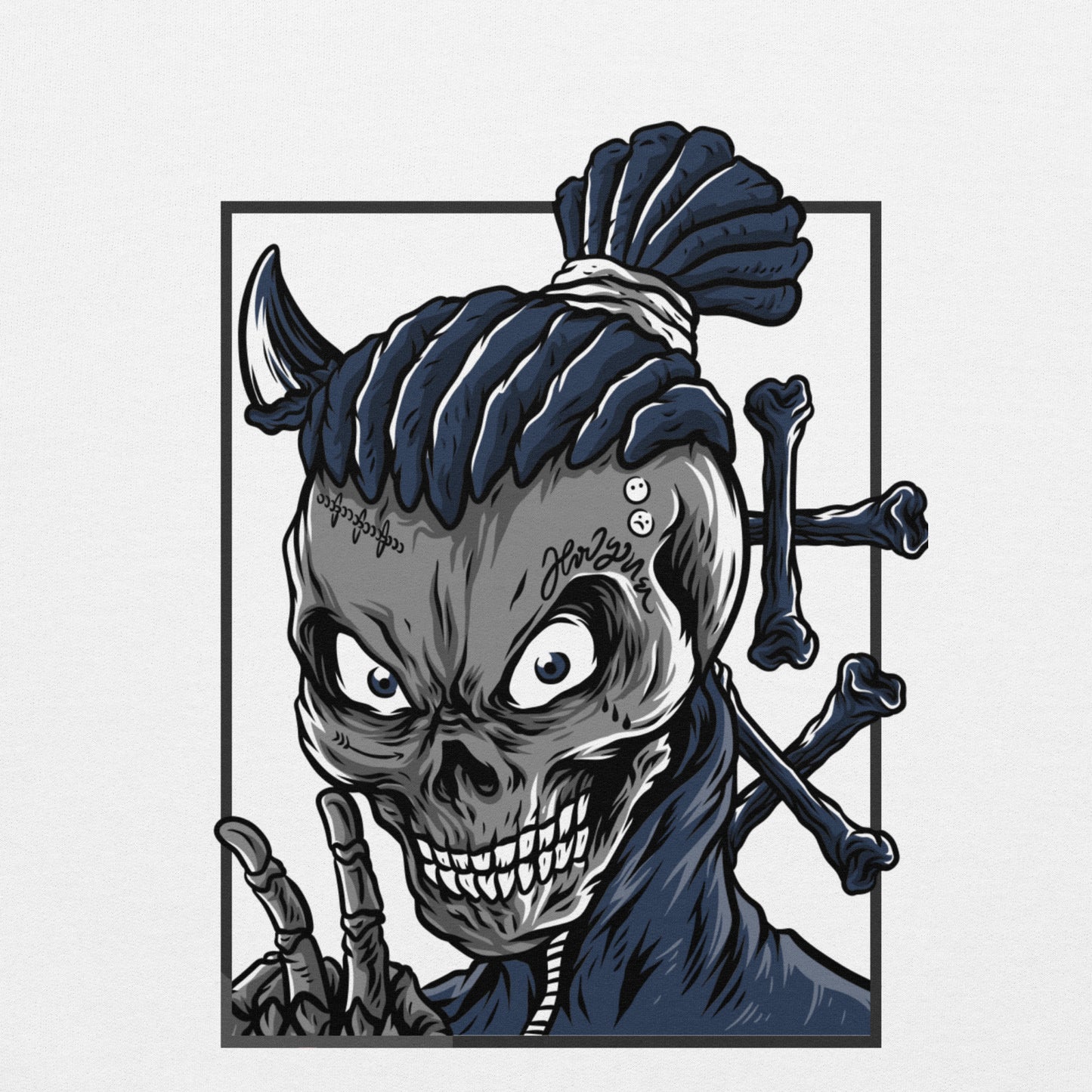 Hoodie Blue Skeleton Desfruta do Estilo Único com o Nosso Hoodie Blue Skeleton Na nossa marca, valorizamos a autenticidade e a expressão individual. Com o nosso Hoodie Blue Skeleton, podes celebrar a arte urbana e destacar-te com estilo. Cada ilustração é
