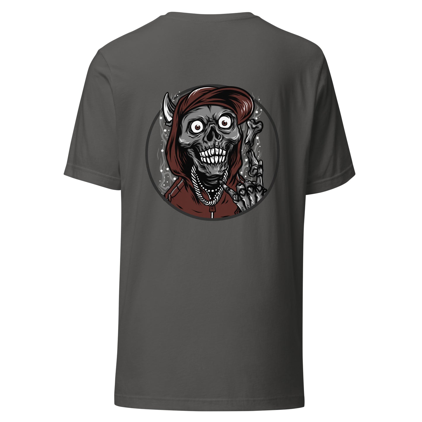 T-shirt Red Skeleton Celebra a Cultura Urbana com Estilo Na nossa marca, não se trata apenas de vestir uma t-shirt; trata-se de celebrar a cultura urbana com estilo. Com a T-shirt Red Skeleton, cada caveira é uma tela que captura a essência do graffiti ur