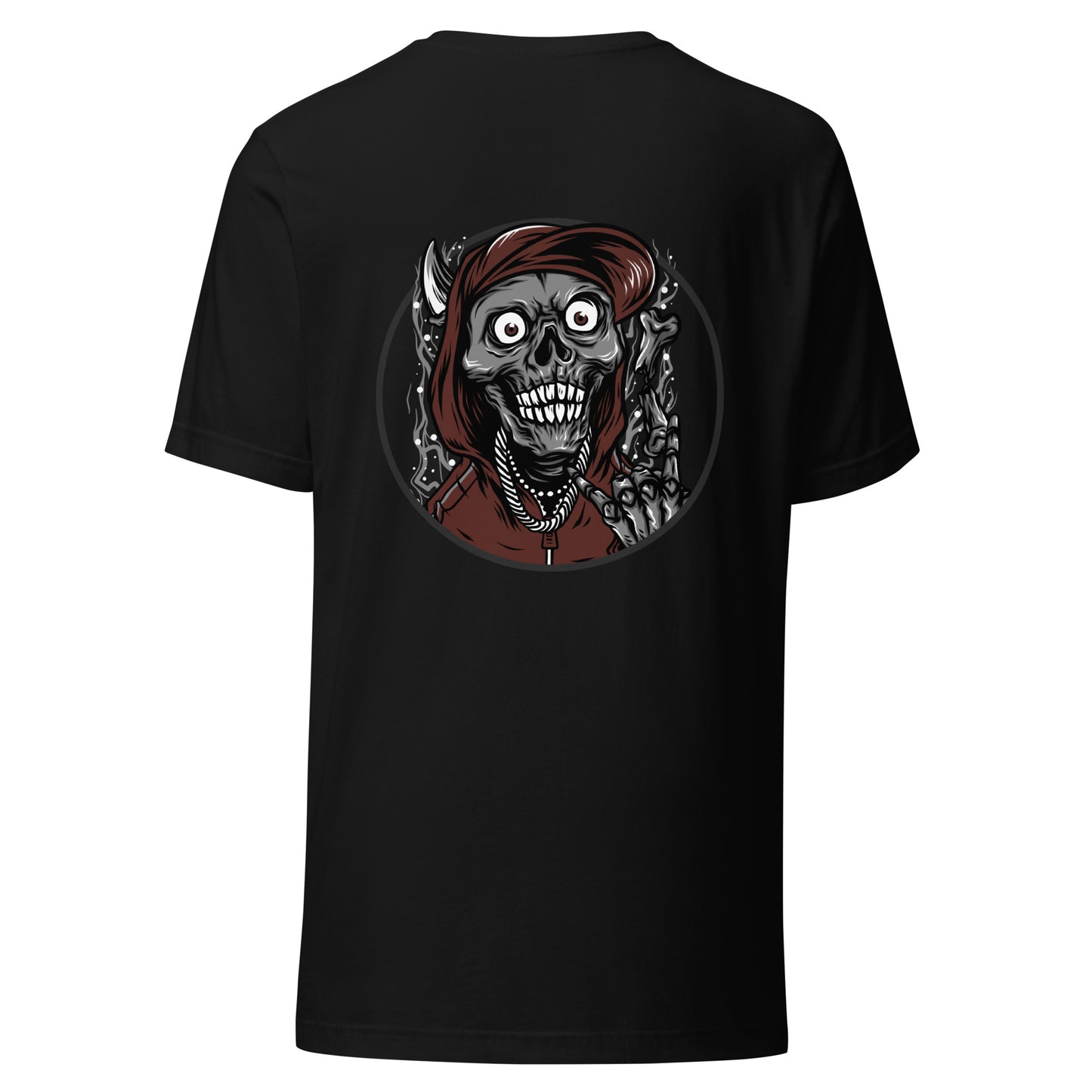T-shirt Red Skeleton Celebra a Cultura Urbana com Estilo Na nossa marca, não se trata apenas de vestir uma t-shirt; trata-se de celebrar a cultura urbana com estilo. Com a T-shirt Red Skeleton, cada caveira é uma tela que captura a essência do graffiti ur
