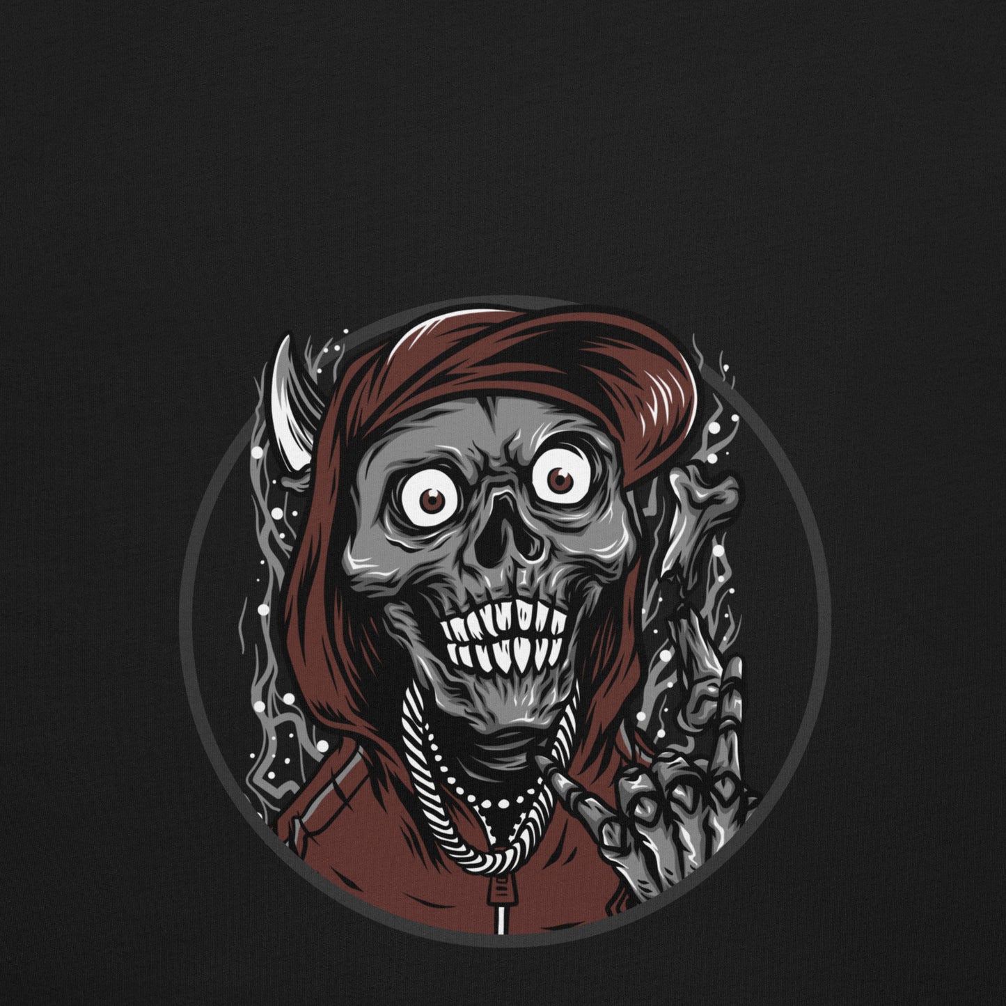 T-shirt Red Skeleton Celebra a Cultura Urbana com Estilo Na nossa marca, não se trata apenas de vestir uma t-shirt; trata-se de celebrar a cultura urbana com estilo. Com a T-shirt Red Skeleton, cada caveira é uma tela que captura a essência do graffiti ur