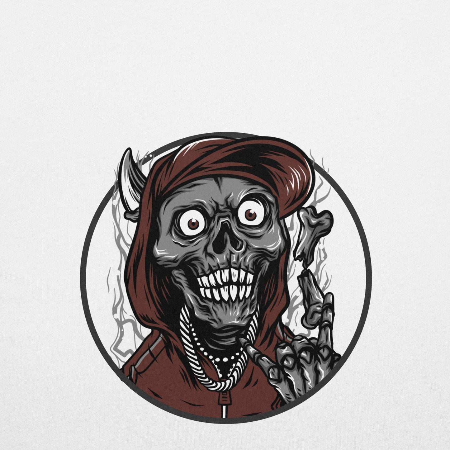 T-shirt Red Skeleton Celebra a Cultura Urbana com Estilo Na nossa marca, não se trata apenas de vestir uma t-shirt; trata-se de celebrar a cultura urbana com estilo. Com a T-shirt Red Skeleton, cada caveira é uma tela que captura a essência do graffiti ur