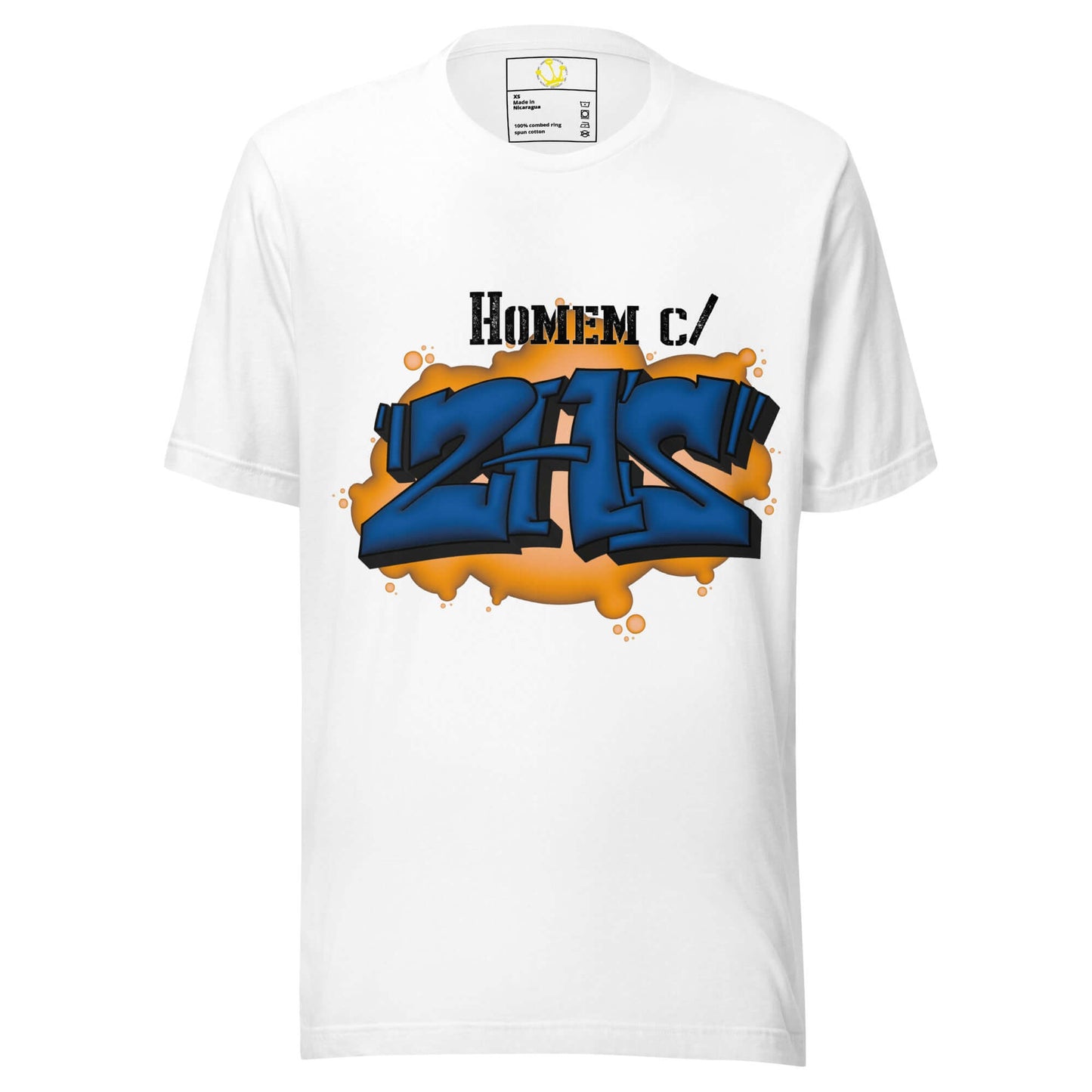T-shirt "Homem com 2 H's" “Homem com 2 H’s” — não é só uma frase.É identidade, atitude e legado, como bem define Valete na faixa “Não Pára” dos Mind Da Gap. Esta t-shirt homenageia os verdadeiros guerreiros do hip-hop, que carregam nas costas a cultura e
