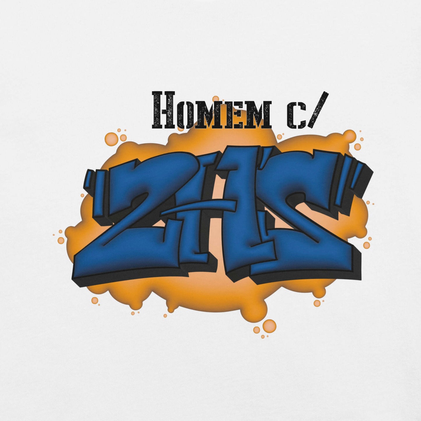 T-shirt "Homem com 2 H's" “Homem com 2 H’s” — não é só uma frase.É identidade, atitude e legado, como bem define Valete na faixa “Não Pára” dos Mind Da Gap. Esta t-shirt homenageia os verdadeiros guerreiros do hip-hop, que carregam nas costas a cultura e