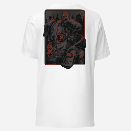 T-shirt Red Rabbit Expressa-te com a Nossa T-shirt Red Rabbit: Na nossa marca, acreditamos que a moda deve ser uma forma de expressão. Com a nossa T-shirt Red Rabbit, podes mostrar ao mundo a tua criatividade e estilo único. Cada ilustração é uma obra de