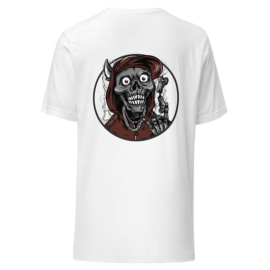 T-shirt Red Skeleton Celebra a Cultura Urbana com Estilo Na nossa marca, não se trata apenas de vestir uma t-shirt; trata-se de celebrar a cultura urbana com estilo. Com a T-shirt Red Skeleton, cada caveira é uma tela que captura a essência do graffiti ur