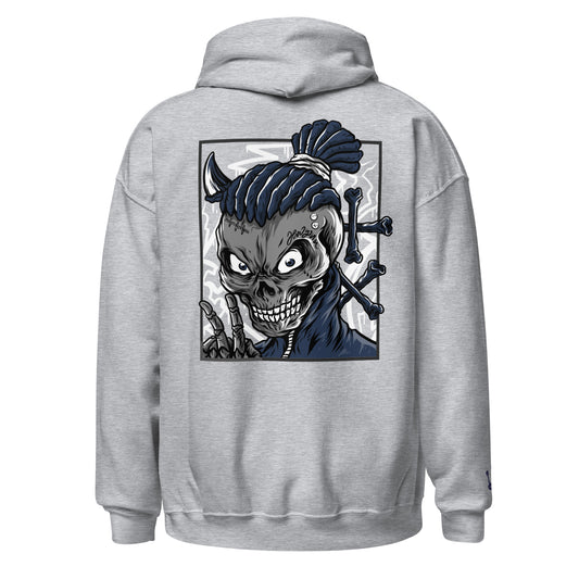 Hoodie Blue Skeleton